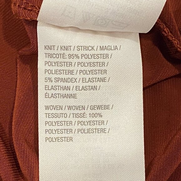 Susan Graver Liquid Knit Tunic Womens Size 3X Chiffon Sleeves Popover A36775 - Picture 6 of 7